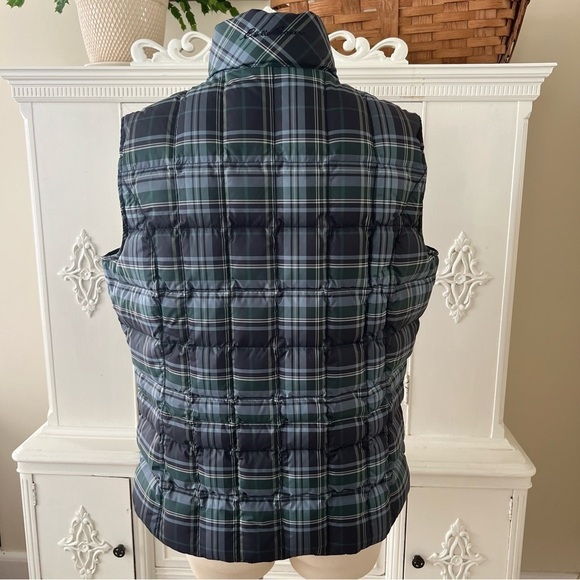 Eddie Bauer Plaid Goose Down Vest - Picture 11 of 15